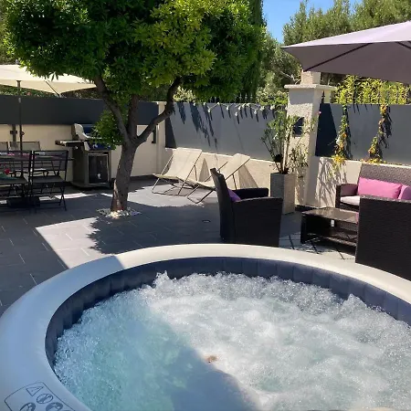 Σπίτι διακοπών Key Largo 2p Avec Pkg Clim Grande Terrasse Avec Jacuzzi Proche Port Et